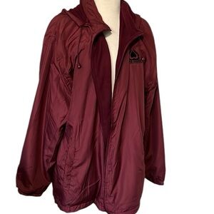Las Vegas Jacket Burgundy Unisex Size XL